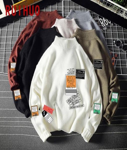 

geometric knitted sweater men clothing pull sweaters winter clothes pullover mens coat 2021 autumn m5xl men039s7575630, White;black