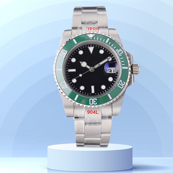 

watch for men watches designer 41mm automatic machinery sapphire stainless steel ceramic wristwatches super luminous montre waterproof green, Slivery;brown