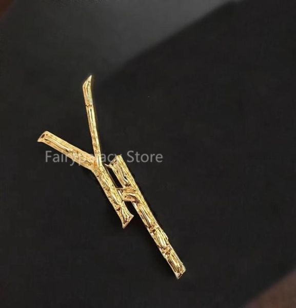 

fashion luxury designer men women pins brooches gold letter brooch pin suit dress pins for party nice gift25320414557642, Gray