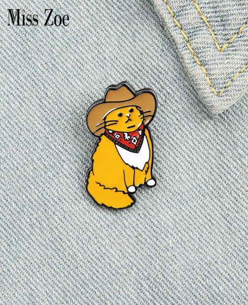 

funny cat enamel pins cowboy fat cat badges brooches lapel pin clothes bag cartoon animal jewelry gifts for kids friends4050580, Gray