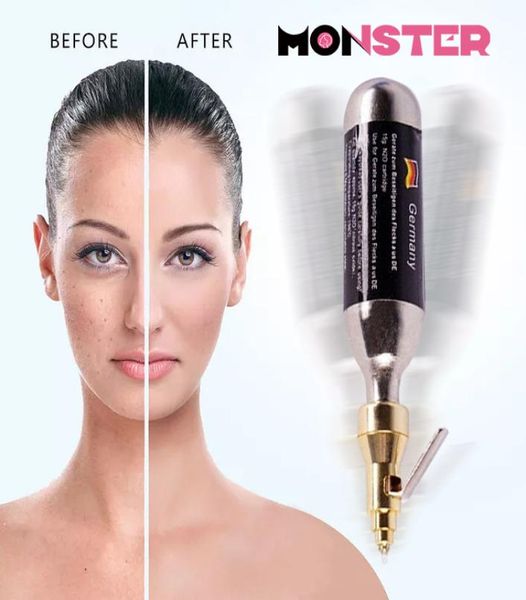 

cryopen liquid nitrogen spray cryopen ze n2o cartridge cryotherapy cryo pen 15g cartridge cooling pen for skin spot mole remov2412198, Black;white