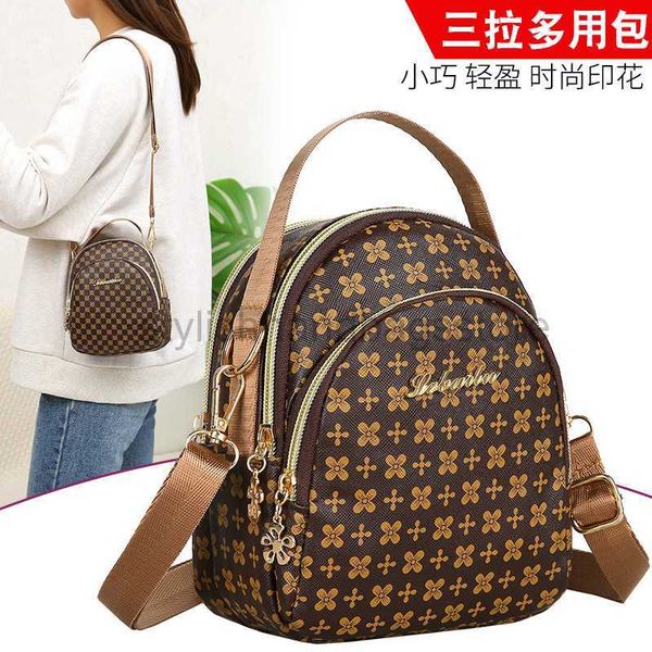 

backpack style 2023 backpack women's bag diagonal straddle bag female student korean version versatile trend one shoulder dual use mini