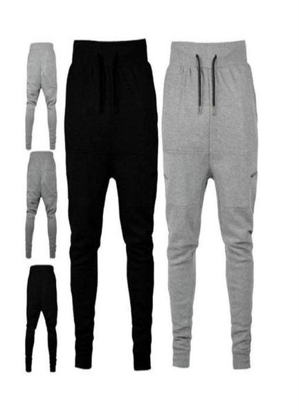 

new fashion men039s sports pants spring and autumn leisure plus size harlan feet drawers drawstring slim trousers whole customi9542169, Black
