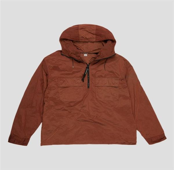 

company crl quarter zip hooded jacket men windbreaker coat08384917, Black;brown