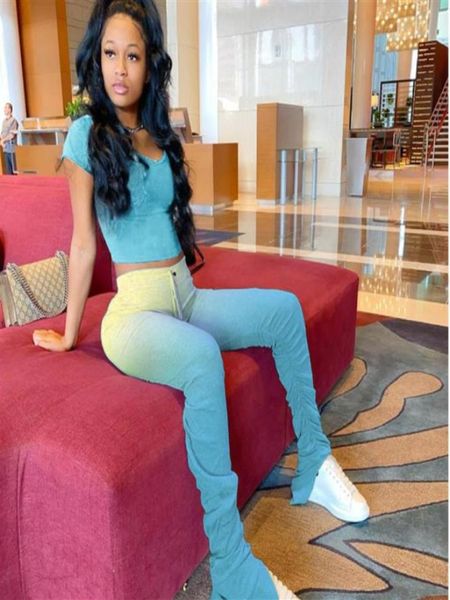 

sweatpants women pleated flare pant high waist biker trousers sportwear stacked joggers casual pants ladies pencil leggings179m5585803, Black;white
