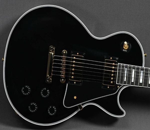 

paul custom ebony gloss electric guitar same of the pictures9153210