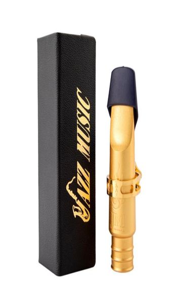

metal saxophone mouthpiece for alto soprano sax matte gold lacquer surface no5 no6 no7 no8 jazz musical performance a5707337