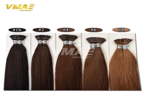 

i tip pre bonded keratin capsule human hair extensions natural black light brown blonde gold color malaysian virgin remy hair fact2937016
