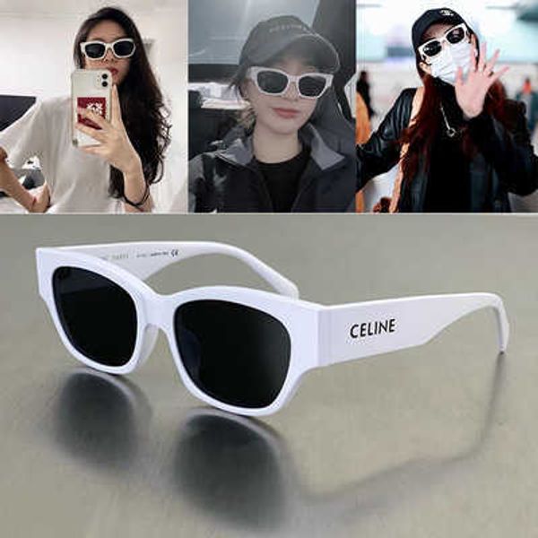 

celi 2022 new triumph letter sunglasses box glasses 40197 color, White;black