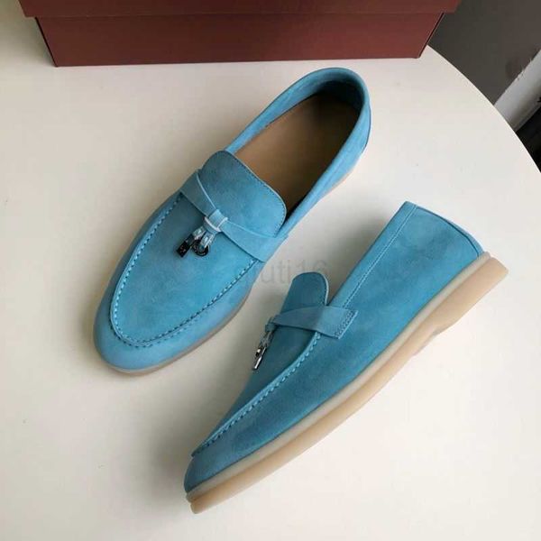 

dress shoes lp suede loafers womens dress shoes designers classic buckle round toes flat heel leisure comfort ladies flat shoes, Black