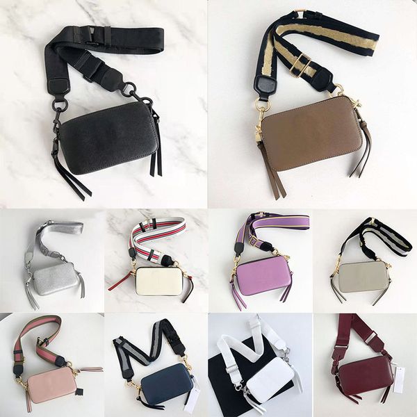 

snapsmulticolor camera bag designer women shoulder bags wallet fashion tie dye luxury leather crossbody glitter strap purse black pink grey