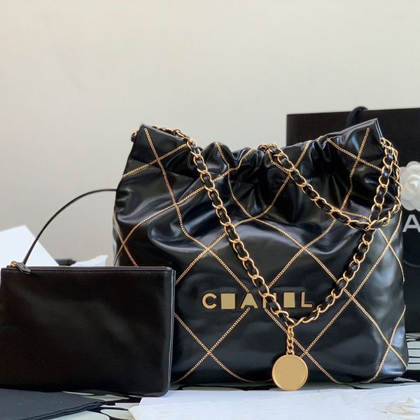 

lady hobo bag designer shoulder bag 39cm genuine leather gold coin chain bag delicate knockoff super_bagss with box yc017-2