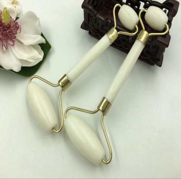 

jade roller massager double head facial massage skin care tools nature healthy face body beauty face lift tools face roller3815540
