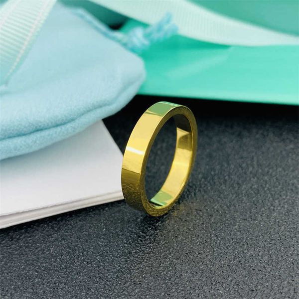 

high-end tiffay couple ring three diamond wide and narrow version 1837 plain for men women 6w2u, Silver