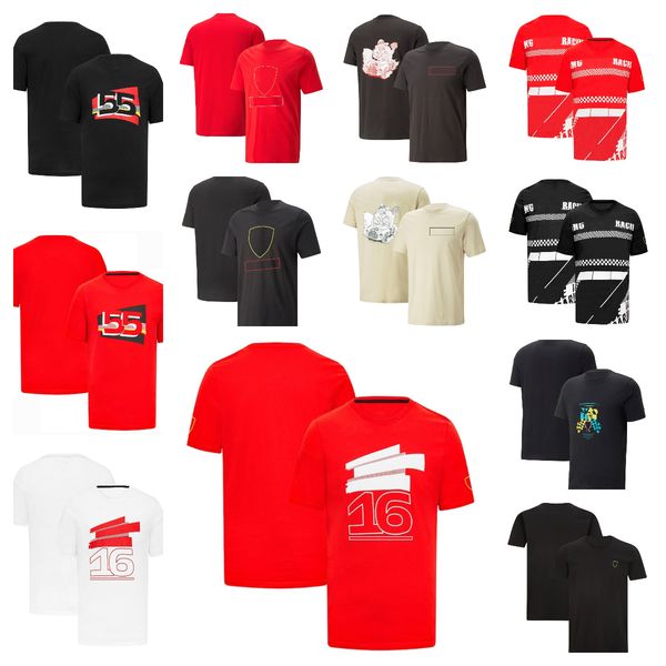 

f1 new 2023 racing suit leisure sports t-shirt men's plus size short-sleeved breathable quick-drying team clothes