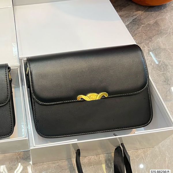 

designers bag triomphe smooth cowhide bag women teen cuir handbag golden chain shopping bags lady wallet luxurys crossbody bag real leather