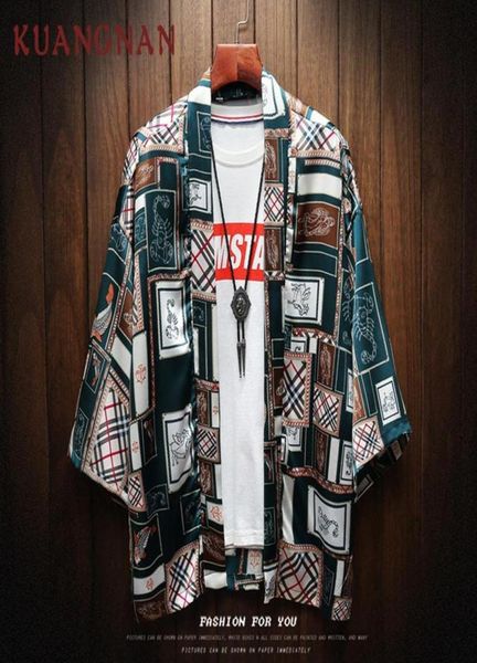 

kimono shirt men streetwear kimono cardigan men shirts casual japanese kimono men shirt 5xl clothing spring new7333095, White;black