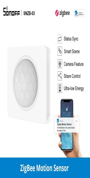 

sonoff snzb03 zigbee motion sensor detect motion and trigger alarm instant alert notifaication to ewelink app9638492