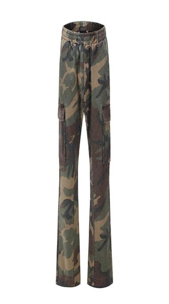 

men039s overalls camouflage casual trousers loose multipocket streetwear denim pants hip hop flare pants7116842, Black;brown