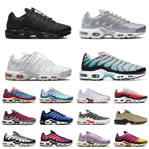

2023 new arrival plus tn utility running outdoor shoes men women sneakers tns aaa+ quality terrascape clean white sports trainers max size 3
