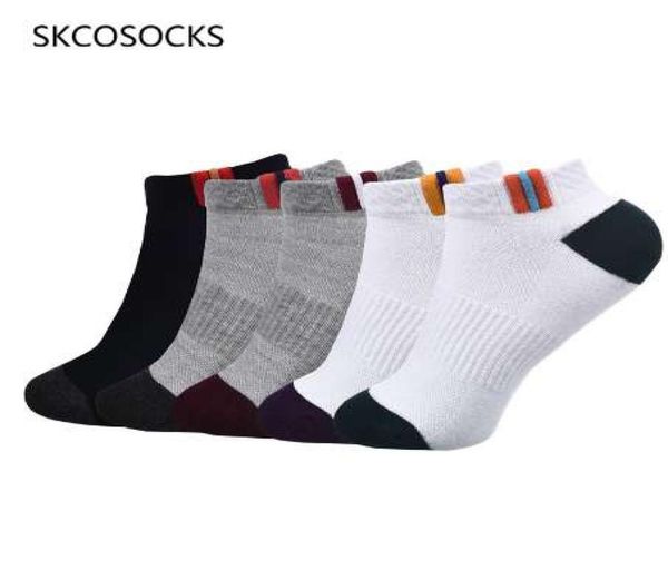 

skcosocks bamboo men039s socks casual breathable striped business short sock cotton meias chaussette homme 1 pair3931042, Black
