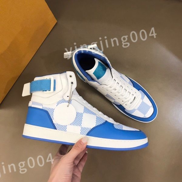 

2023 new luxury designers men sneakers low flower casual shoe mens trainer sneaker shoes calf leather rubber outsole shoes rd0810, Black