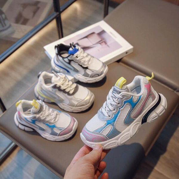 

sneakers kids 2023 winter boys casual running sports trainers girls shoes fashion brand baby soft sole breathable platform 230810, Black;red