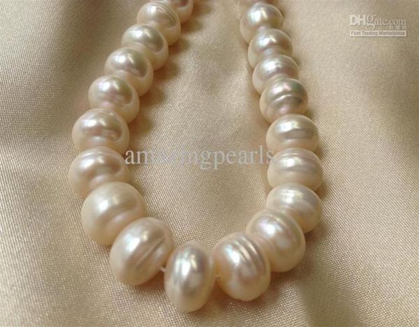 

1213mm white cultured freshwater pearls round button loose beads nature circles 15 inches253g6591257