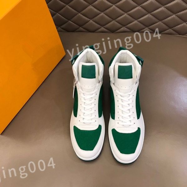 

luxury men leather sneakers leather flat trainers lace-up casual shoes outdoor runner trainers sport shoes rd0810, Black