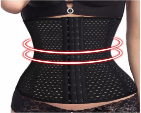 

good quality nylon black bodysuit women waist trainer tummy slimmer shapewear training corsets cincher body shaper bustier2868133, Black;white