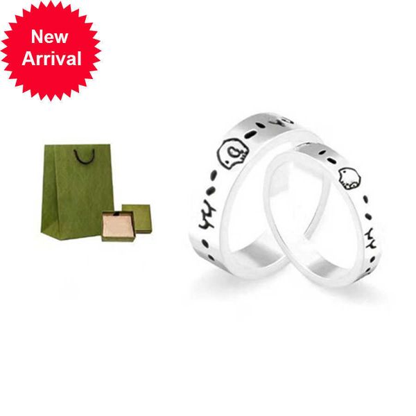 

ring for man women rings fashion ghost designer jewelry sliver color, Silver