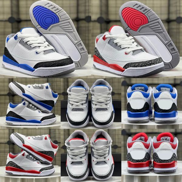 

2023 jumpman 3 kids basketball shoes 3s boy girls children outdoor sports shoes gym red blue chicago athletic designer walking sne'&#03, Black