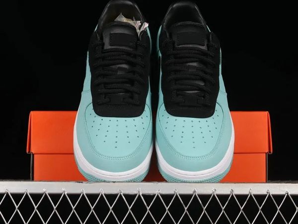 

classical af 1 tiffany 1837 shoes light blue black designer outdoor sneakers sports shoes all size available with fast ship and original box