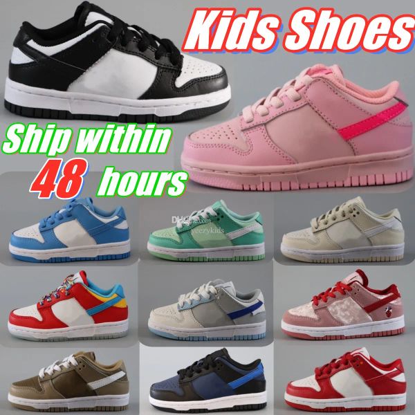 

kids shoes toddlers panda low youth sneakers girls boys running shoe university blue pink trainers black kid designer infants baby