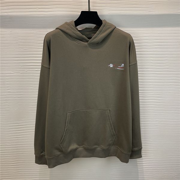 

fashion men hoodie sweatshirt 2023 balishjisy luxury design men's and women's pullovers loose long sleeve letter logo casual stude, Black