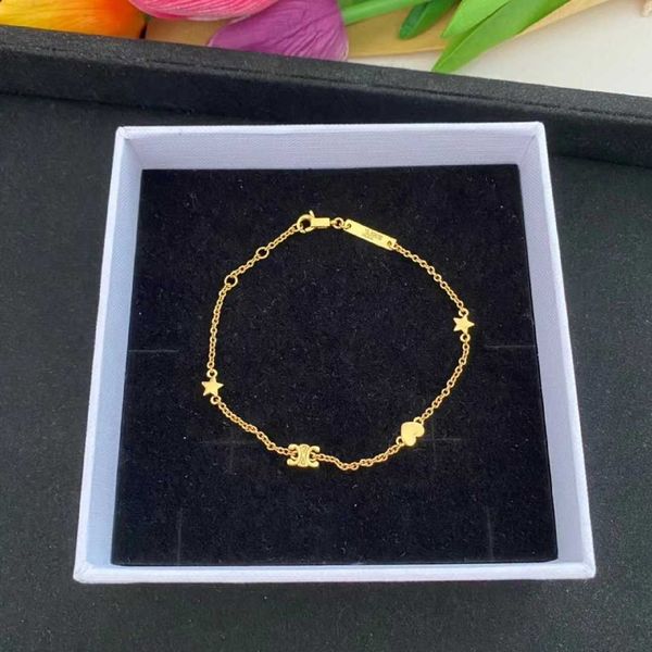 

arc de triomphe gold love french simple star small and luxury stars same style bracelet, Golden;silver