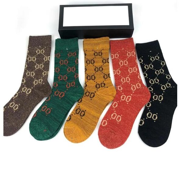 

womens designer socks fashion women and men casual cotton breathable 100% sports letter g sock with box rtjrfhr, Black