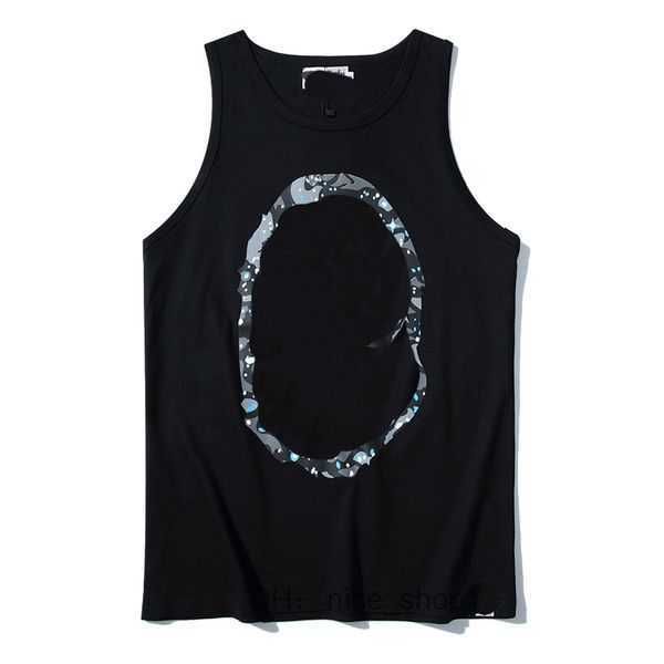 

ape bapesta men's t-shirt designer tank breathable street leisure sports cotton 4 2ix0, White;black