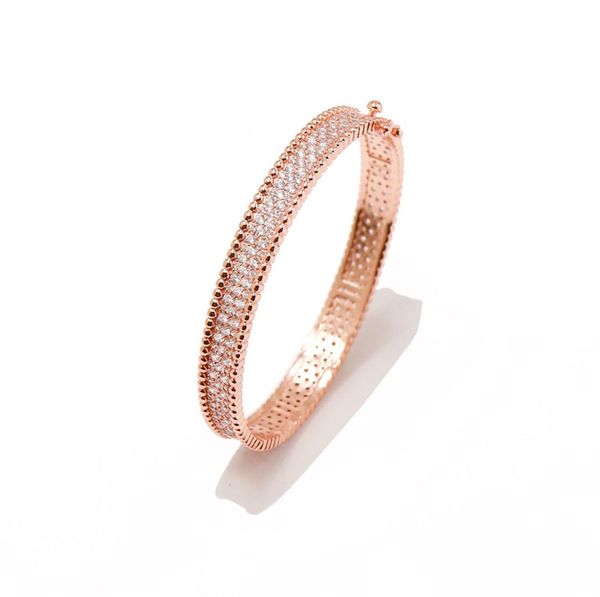 

gold bracelet jewelry fashion micro inlay all diamond bracelet lucky shine love bracelet designer jewelry beaded bracelets jewelry6722653, Black