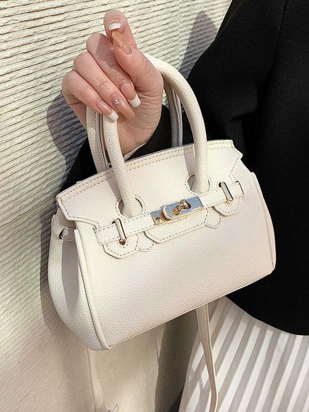 

real leather tote bags h ermes brikiss for women large capacity bag for womens 2023 summer new trendy niche portable shoulder highend with r