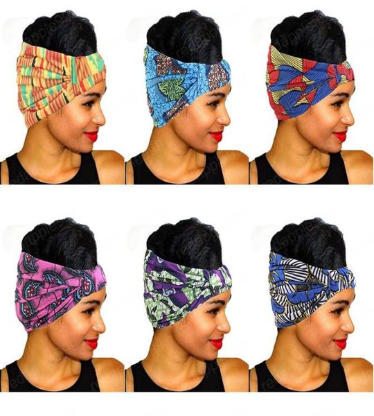 

african print stretch cotton headband for women elastic headwear turban head scarf ladies bandage head wrap hair accessories1694032, Silver