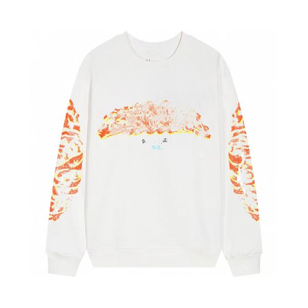 

fashion men hoodie sweatshirt 2023 balishjisy luxury design men's and women's pullovers loose long sleeve letter logo casual stude, Black