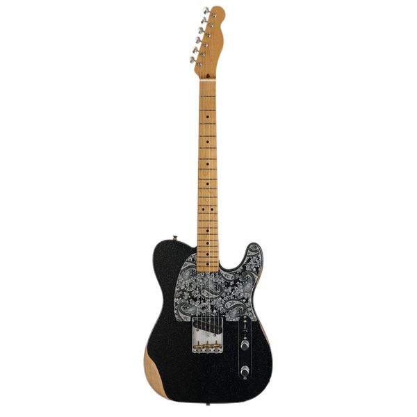 

brad paisley esquire m black sparkle electric guitar as same of the pictures