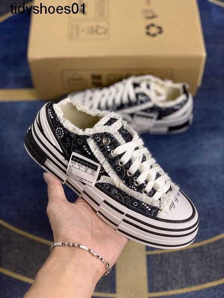 

2023 high edition wu jianhao beggar style elevated women's shoes canvas vulcanized shoes couple shoes men's shoes, Black