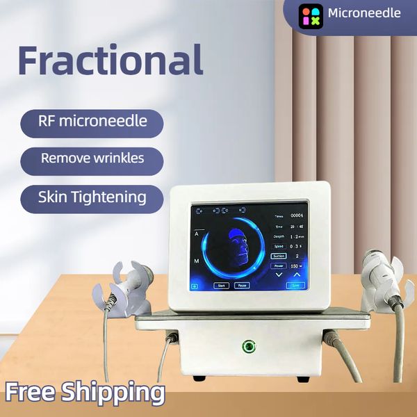 

radio frequency microneedle machine for scar removal, acne removal, facial tightening, and rf score microneedles