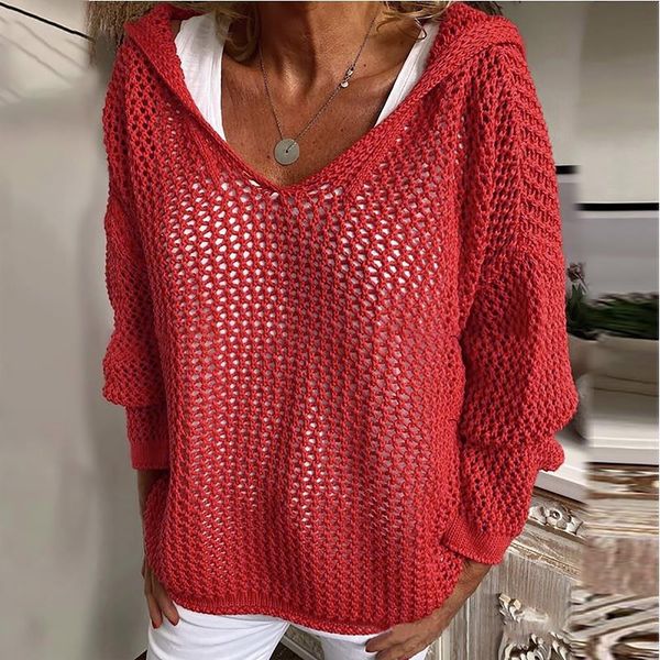 

women's sweaters y2k harajuku hollow out knit pullovers crewneck autumn vintage grunge fashion retro full sleeve smock sweater 230810, White;black
