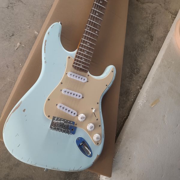 

psychederhythm moderncaster s light sonic blue #gg6er electric guitar