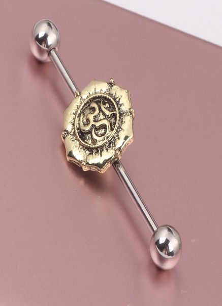 

india yago flower helix earring industrial barbell ear piercing jewelry ear barbells body jewelry ear piercing8894114, Silver