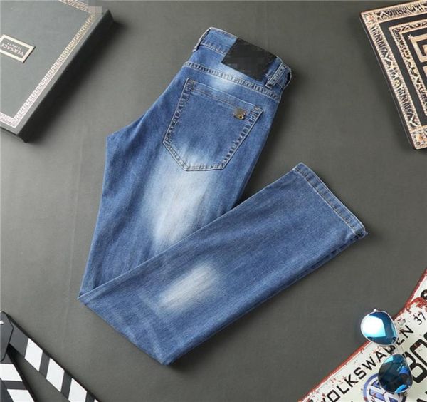 

luxury jeans designer mens trousers blue size 2840 casual summer thin pants design khaki grid gray pant latest listin cotton fash1287179