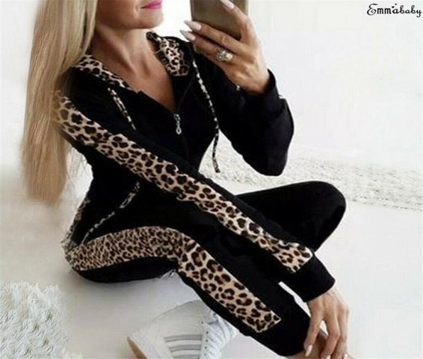 

2pcs set women sport tracksuit zipper hoodies sweatshirt pants set jogger sport wear ladies casual sweat autumn streetwear suit1180762, White
